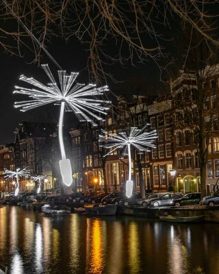 Amsterdam light festival art