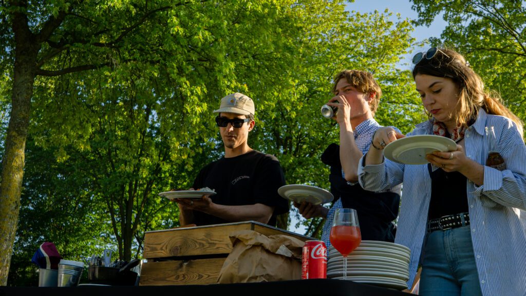 A bbq in the park in Amsterdam